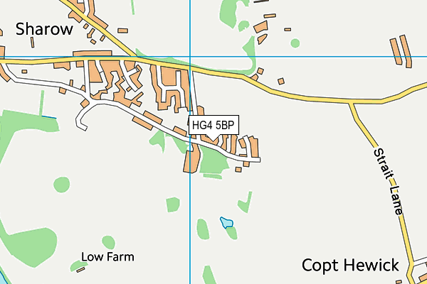 HG4 5BP map - OS VectorMap District (Ordnance Survey) HG4 5BP map - OS VectorMap District (Ordnance Survey)