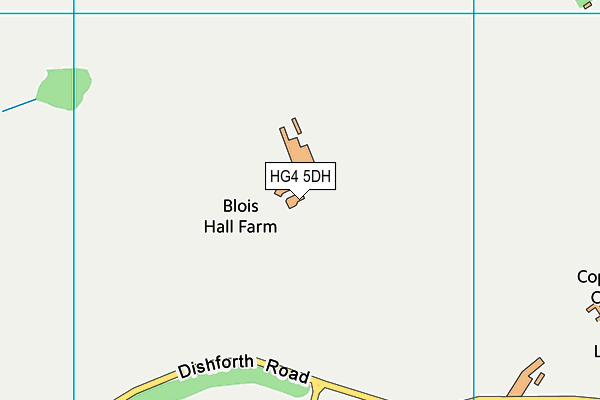 HG4 5DH map - OS VectorMap District (Ordnance Survey) HG4 5DH map - OS VectorMap District (Ordnance Survey)