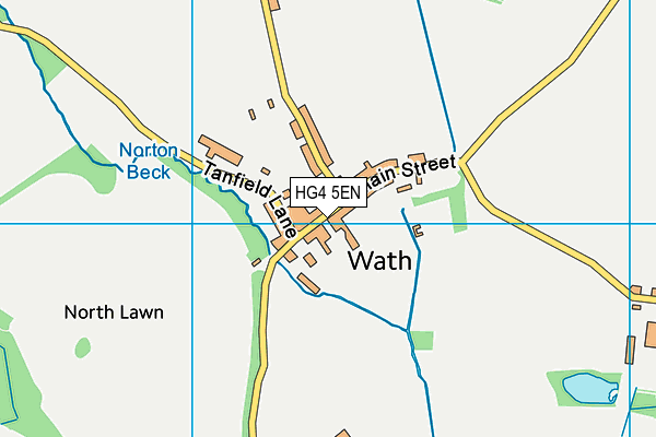 HG4 5EN map - OS VectorMap District (Ordnance Survey) HG4 5EN map - OS VectorMap District (Ordnance Survey)