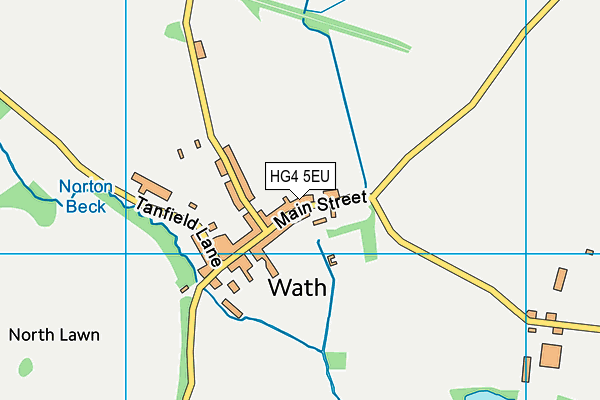 HG4 5EU map - OS VectorMap District (Ordnance Survey) HG4 5EU map - OS VectorMap District (Ordnance Survey)