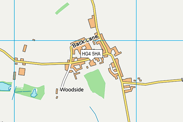 HG4 5HA map - OS VectorMap District (Ordnance Survey) HG4 5HA map - OS VectorMap District (Ordnance Survey)