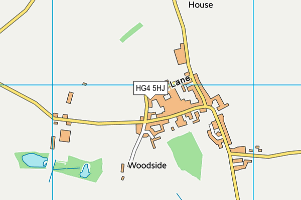 HG4 5HJ map - OS VectorMap District (Ordnance Survey) HG4 5HJ map - OS VectorMap District (Ordnance Survey)