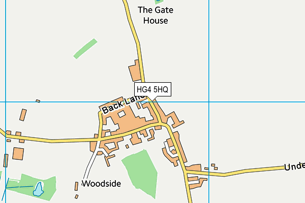 HG4 5HQ map - OS VectorMap District (Ordnance Survey) HG4 5HQ map - OS VectorMap District (Ordnance Survey)