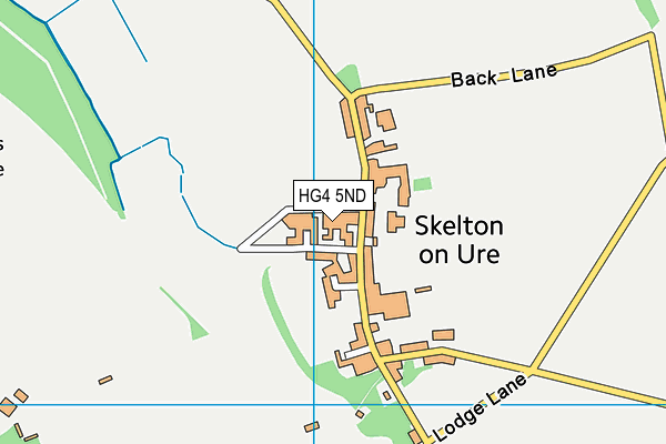 HG4 5ND map - OS VectorMap District (Ordnance Survey) HG4 5ND map - OS VectorMap District (Ordnance Survey)