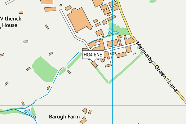 HG4 5NE map - OS VectorMap District (Ordnance Survey)