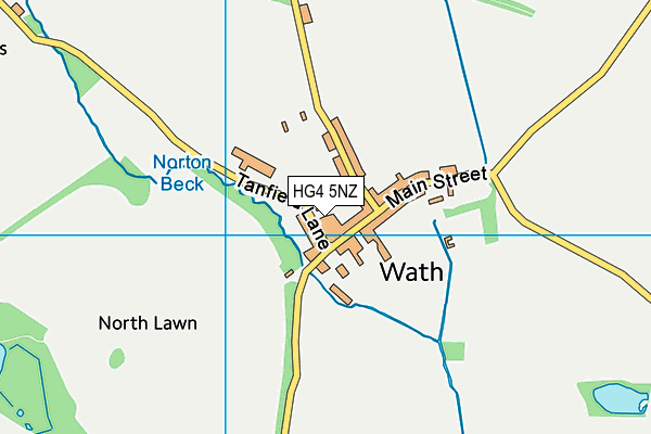 HG4 5NZ map - OS VectorMap District (Ordnance Survey) HG4 5NZ map - OS VectorMap District (Ordnance Survey)