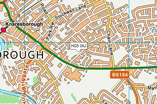 HG5 0AJ map - OS VectorMap District (Ordnance Survey) HG5 0AJ map - OS VectorMap District (Ordnance Survey)