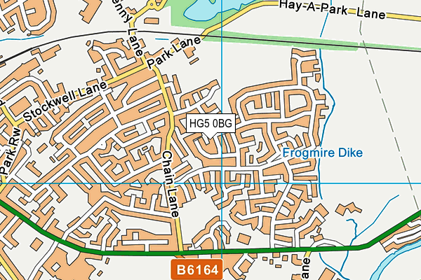 HG5 0BG map - OS VectorMap District (Ordnance Survey) HG5 0BG map - OS VectorMap District (Ordnance Survey)