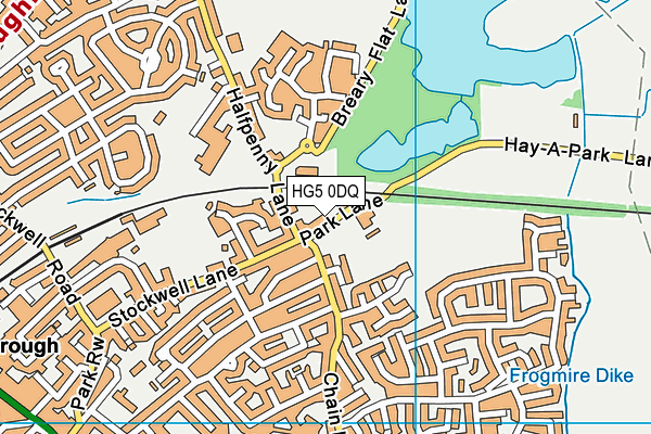 HG5 0DQ map - OS VectorMap District (Ordnance Survey) HG5 0DQ map - OS VectorMap District (Ordnance Survey)