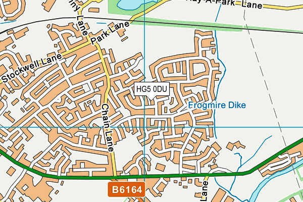 HG5 0DU map - OS VectorMap District (Ordnance Survey) HG5 0DU map - OS VectorMap District (Ordnance Survey)