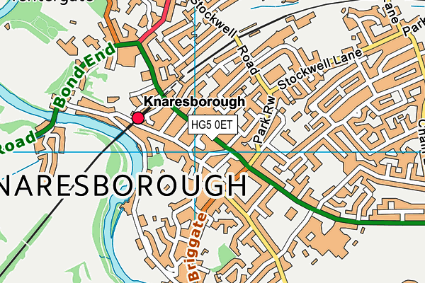 HG5 0ET map - OS VectorMap District (Ordnance Survey)