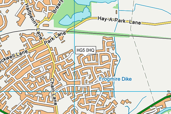 HG5 0HQ map - OS VectorMap District (Ordnance Survey) HG5 0HQ map - OS VectorMap District (Ordnance Survey)