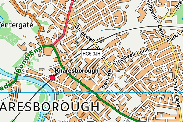 HG5 0JH map - OS VectorMap District (Ordnance Survey) HG5 0JH map - OS VectorMap District (Ordnance Survey)
