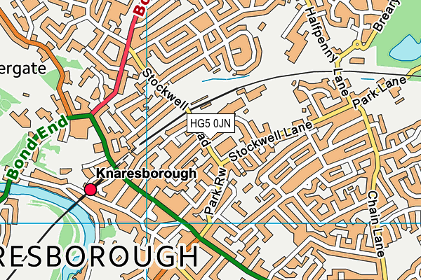 HG5 0JN map - OS VectorMap District (Ordnance Survey) HG5 0JN map - OS VectorMap District (Ordnance Survey)