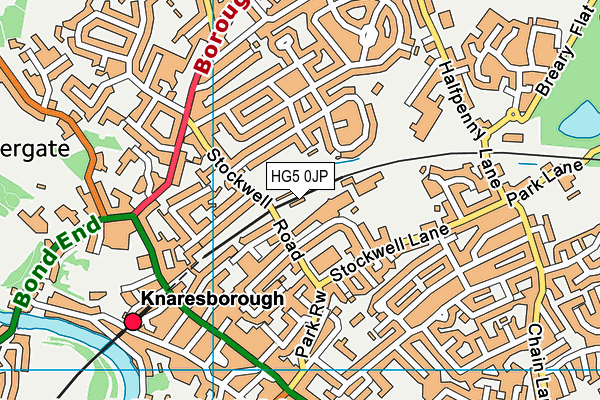 HG5 0JP map - OS VectorMap District (Ordnance Survey) HG5 0JP map - OS VectorMap District (Ordnance Survey)