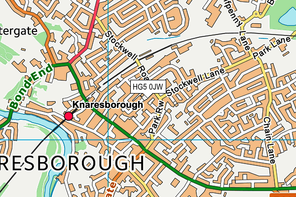 HG5 0JW map - OS VectorMap District (Ordnance Survey) HG5 0JW map - OS VectorMap District (Ordnance Survey)