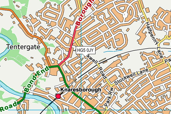 HG5 0JY map - OS VectorMap District (Ordnance Survey) HG5 0JY map - OS VectorMap District (Ordnance Survey)