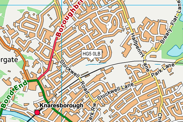 HG5 0LB map - OS VectorMap District (Ordnance Survey) HG5 0LB map - OS VectorMap District (Ordnance Survey)
