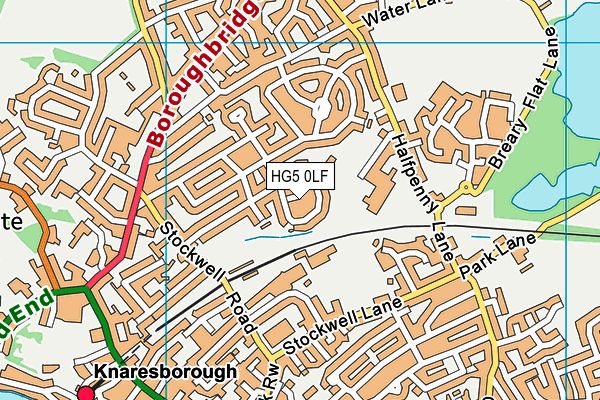 HG5 0LF map - OS VectorMap District (Ordnance Survey) HG5 0LF map - OS VectorMap District (Ordnance Survey)