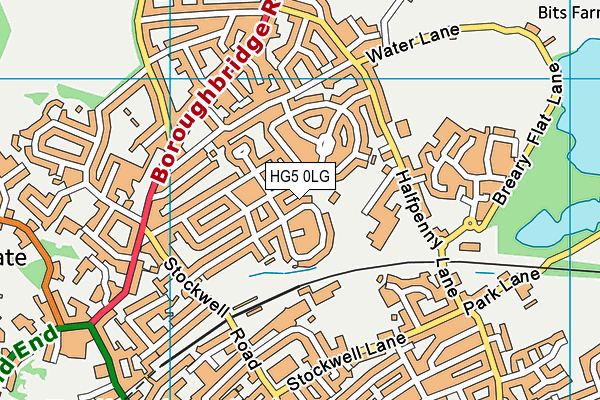 HG5 0LG map - OS VectorMap District (Ordnance Survey) HG5 0LG map - OS VectorMap District (Ordnance Survey)