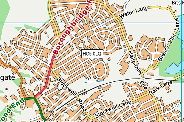 HG5 0LQ map - OS VectorMap District (Ordnance Survey) HG5 0LQ map - OS VectorMap District (Ordnance Survey)