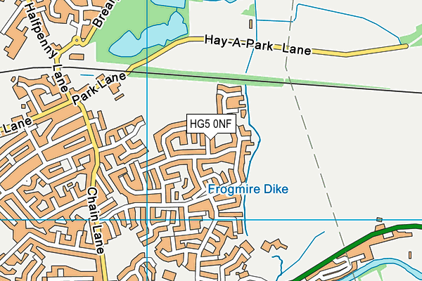 HG5 0NF map - OS VectorMap District (Ordnance Survey) HG5 0NF map - OS VectorMap District (Ordnance Survey)