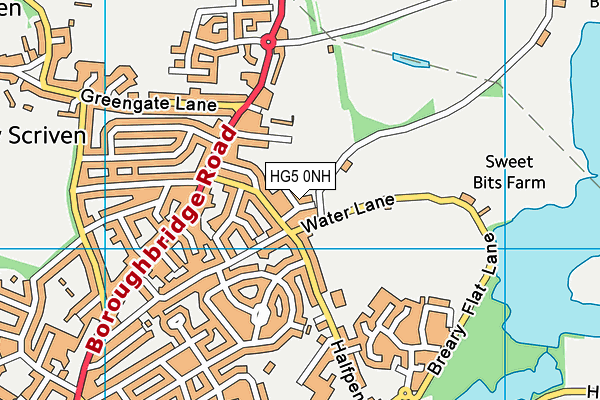 HG5 0NH map - OS VectorMap District (Ordnance Survey) HG5 0NH map - OS VectorMap District (Ordnance Survey)