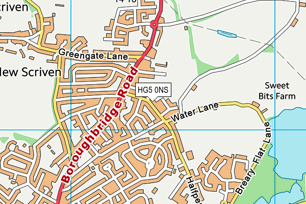 HG5 0NS map - OS VectorMap District (Ordnance Survey) HG5 0NS map - OS VectorMap District (Ordnance Survey)