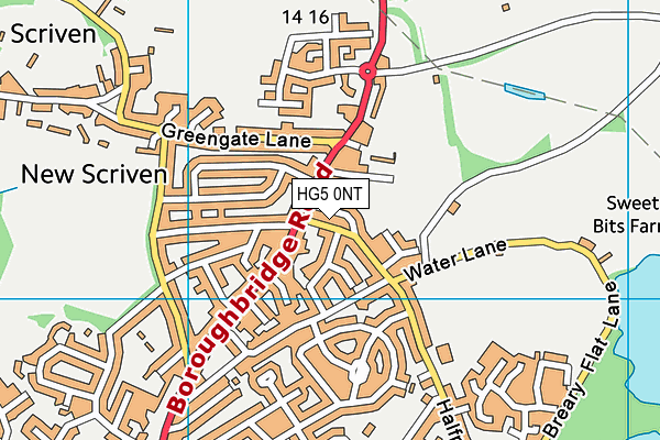 HG5 0NT map - OS VectorMap District (Ordnance Survey) HG5 0NT map - OS VectorMap District (Ordnance Survey)