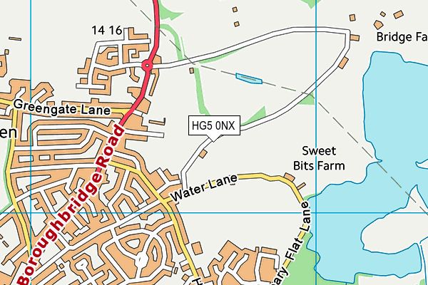 HG5 0NX map - OS VectorMap District (Ordnance Survey) HG5 0NX map - OS VectorMap District (Ordnance Survey)