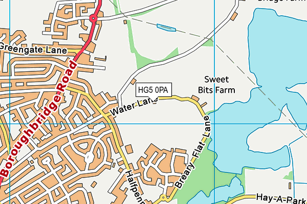 HG5 0PA map - OS VectorMap District (Ordnance Survey) HG5 0PA map - OS VectorMap District (Ordnance Survey)