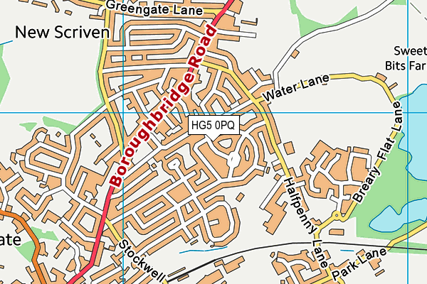 HG5 0PQ map - OS VectorMap District (Ordnance Survey) HG5 0PQ map - OS VectorMap District (Ordnance Survey)