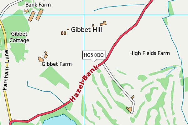 HG5 0QQ map - OS VectorMap District (Ordnance Survey) HG5 0QQ map - OS VectorMap District (Ordnance Survey)
