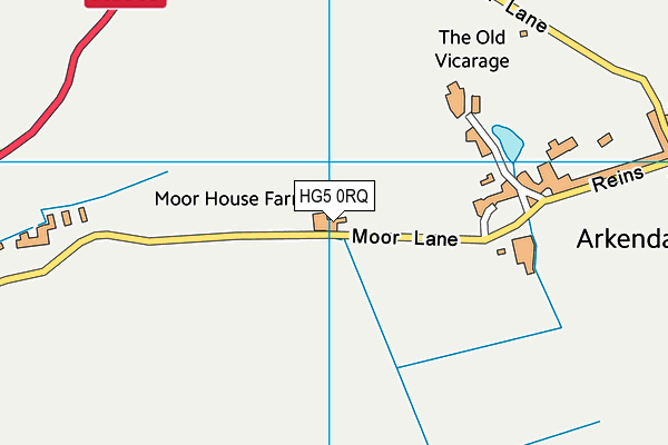 HG5 0RQ map - OS VectorMap District (Ordnance Survey) HG5 0RQ map - OS VectorMap District (Ordnance Survey)