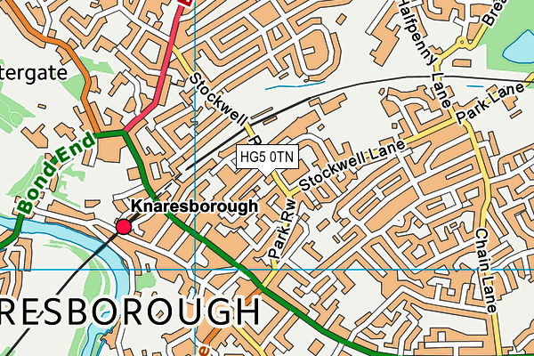 HG5 0TN map - OS VectorMap District (Ordnance Survey)
