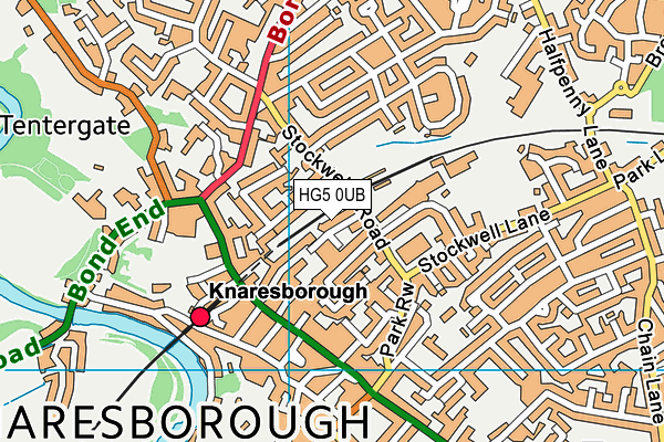 HG5 0UB map - OS VectorMap District (Ordnance Survey) HG5 0UB map - OS VectorMap District (Ordnance Survey)