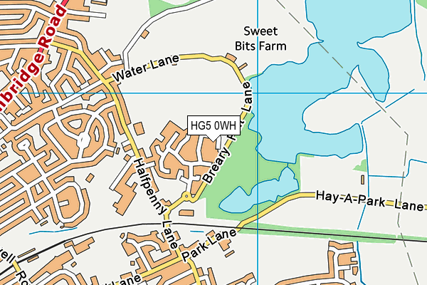 HG5 0WH map - OS VectorMap District (Ordnance Survey) HG5 0WH map - OS VectorMap District (Ordnance Survey)