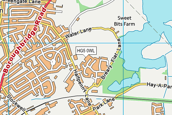 HG5 0WL map - OS VectorMap District (Ordnance Survey) HG5 0WL map - OS VectorMap District (Ordnance Survey)