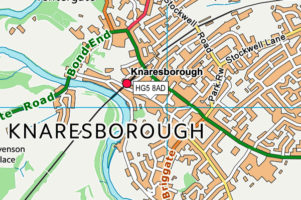 HG5 8AD map - OS VectorMap District (Ordnance Survey) HG5 8AD map - OS VectorMap District (Ordnance Survey)