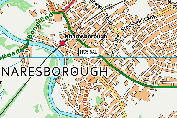 HG5 8AL map - OS VectorMap District (Ordnance Survey)