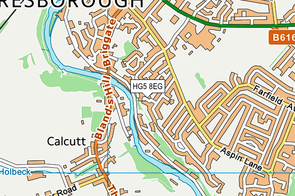 HG5 8EG map - OS VectorMap District (Ordnance Survey) HG5 8EG map - OS VectorMap District (Ordnance Survey)