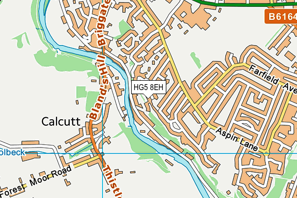 HG5 8EH map - OS VectorMap District (Ordnance Survey) HG5 8EH map - OS VectorMap District (Ordnance Survey)