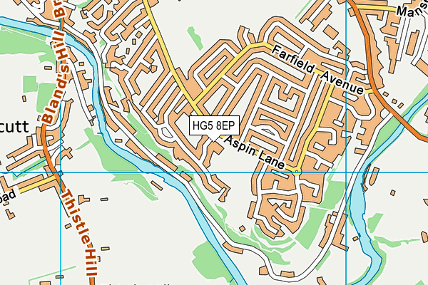 HG5 8EP map - OS VectorMap District (Ordnance Survey) HG5 8EP map - OS VectorMap District (Ordnance Survey)