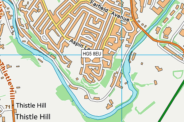 HG5 8EU map - OS VectorMap District (Ordnance Survey) HG5 8EU map - OS VectorMap District (Ordnance Survey)