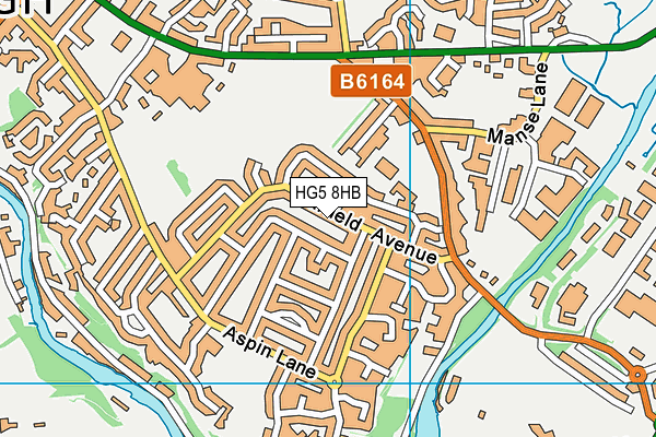 HG5 8HB map - OS VectorMap District (Ordnance Survey) HG5 8HB map - OS VectorMap District (Ordnance Survey)