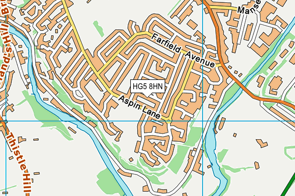 HG5 8HN map - OS VectorMap District (Ordnance Survey) HG5 8HN map - OS VectorMap District (Ordnance Survey)