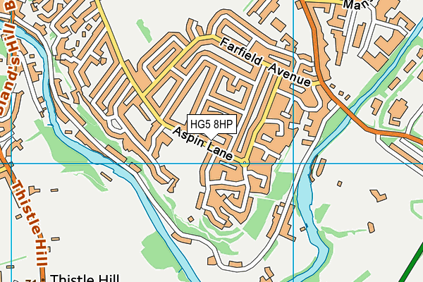 HG5 8HP map - OS VectorMap District (Ordnance Survey) HG5 8HP map - OS VectorMap District (Ordnance Survey)