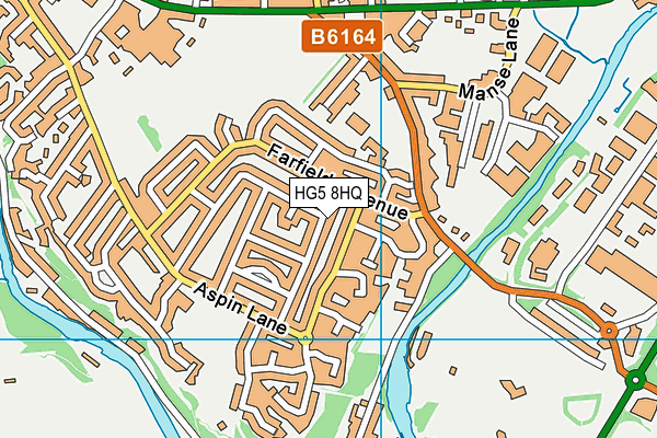 HG5 8HQ map - OS VectorMap District (Ordnance Survey) HG5 8HQ map - OS VectorMap District (Ordnance Survey)