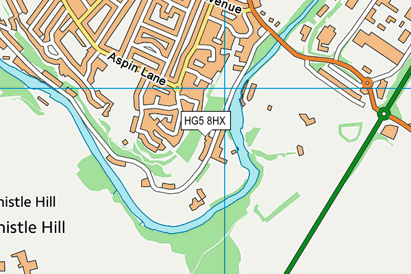 HG5 8HX map - OS VectorMap District (Ordnance Survey) HG5 8HX map - OS VectorMap District (Ordnance Survey)