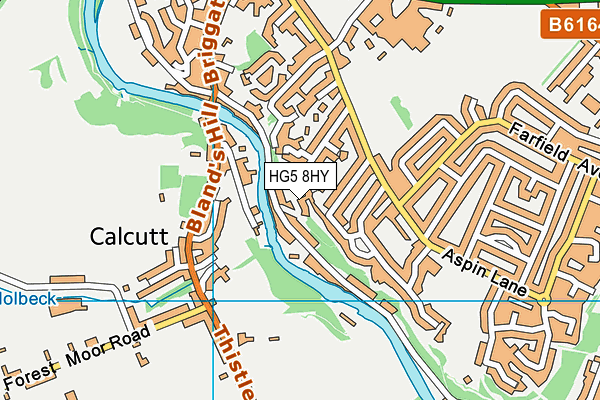 HG5 8HY map - OS VectorMap District (Ordnance Survey) HG5 8HY map - OS VectorMap District (Ordnance Survey)